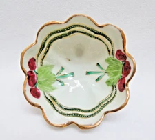 Antique Japanese Open Salt Cellar / Dipping Sauce Bowl