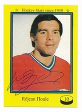 1992-93 Hockey Star Sport Flash Autograph Authentic Rejean Houle 