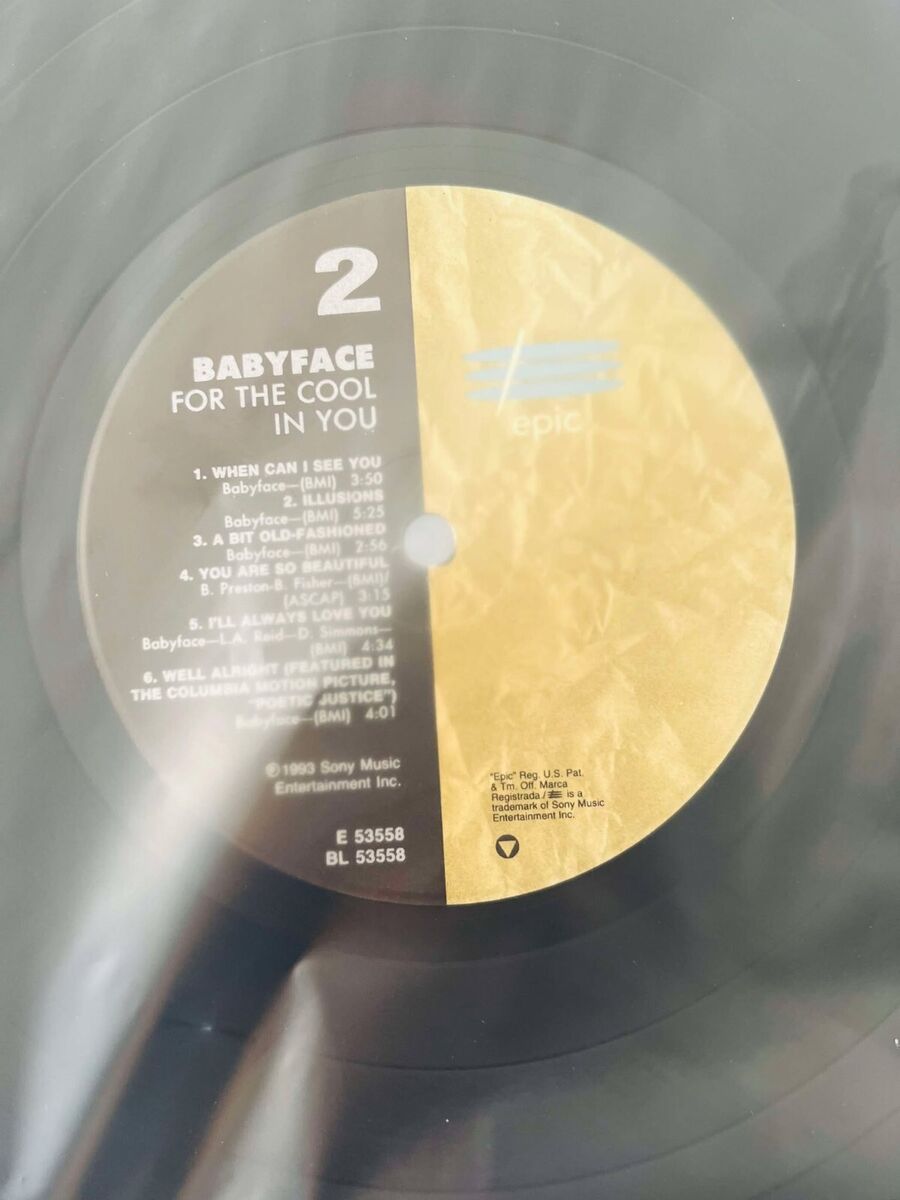 Babyface / For The Cool In You 1993 US Original LP Epic