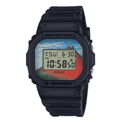 YES CASIOカシオG-SHOCK DW-5600 CASIO G-SHOCK DW-5600KHG24-1JR KATSUSHIKA Hokusai Mount Fuji From