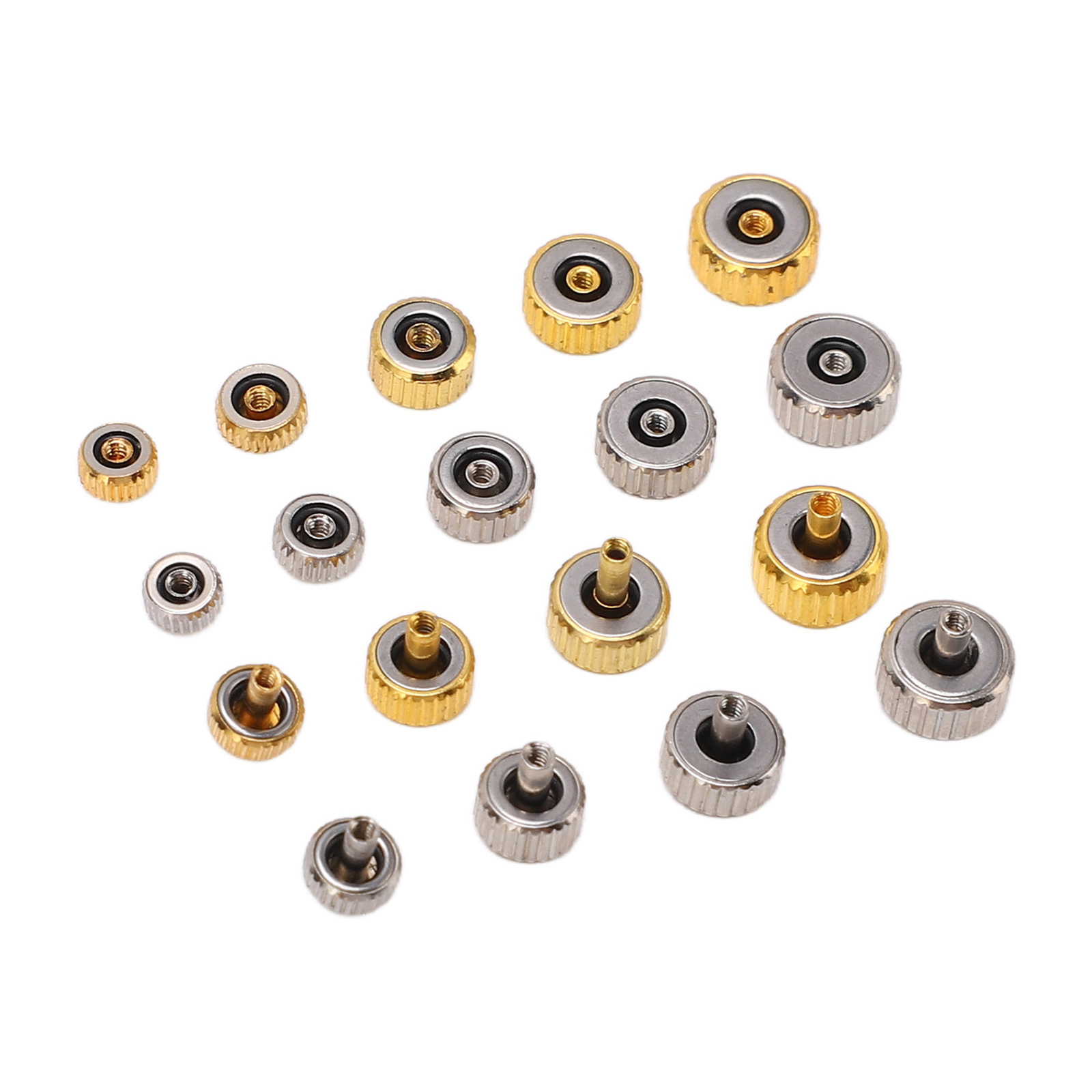 Watch Repair Kit Crown Gold Silver Watch Replacement Parts For Repair