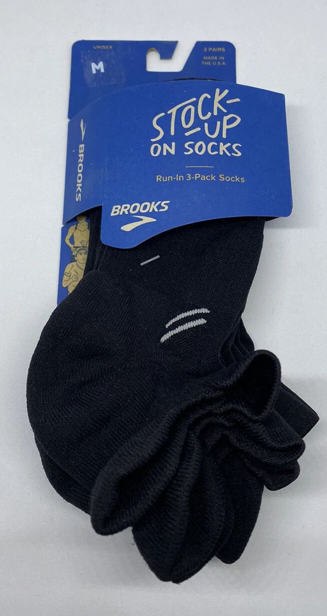 Brooks running socks 3 pack sale