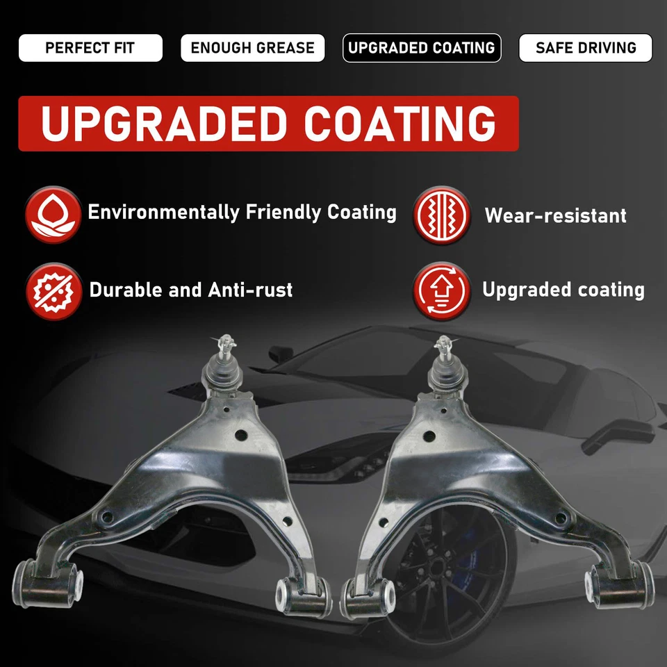 Kit de brazos de control inferiores delanteros y rótulas para Toyota Tacoma 2005-2015 2014 Foto 4 de 4