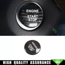 For Mercedes-Benz GLC 2016-2019 Real Carbon Fiber One-Click Startup Switch Cover