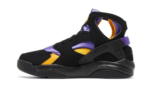 (FD0188-001) Nike Air Flight Huarache Black/Purple Mens Sz 9