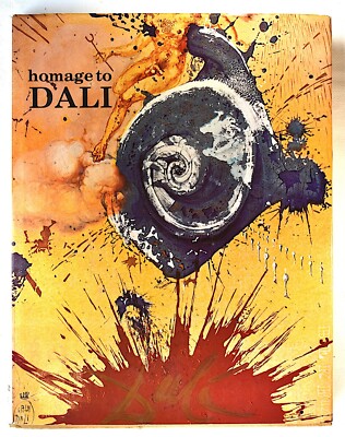SALVADOR DALI ORIGINAL DOUBLE-PAGE SPREAD LITHOGRAPH XXe SIÈCLE