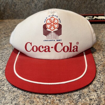 Rare Vintage Coca Cola 19th SEA Games Jakarta Snapback Hat Cap 1997 Only 1 Ebay