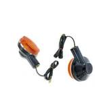 PWL PAIR Honda Rear turn signal indicator black 12V CBX 1050 Super /PRS