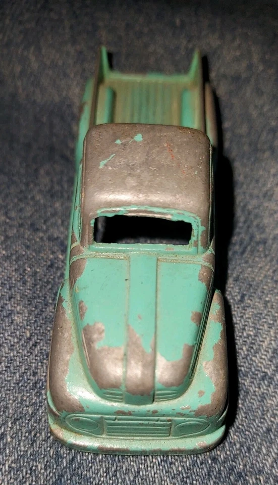Camioneta Ford F1 1949 vintage Tootsie Toy verde menta camioneta Low Rider Foto 2 de 3