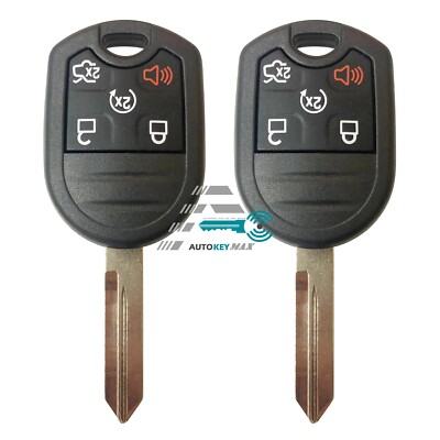 2 PCS Remote Key Fob for Ford F-150 2011 2012 2013 2014 164-R8056 4 Button