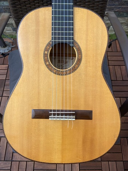 Guitarra clásica Alkis Efthimiadis 2001 en perfectas condiciones Double-top