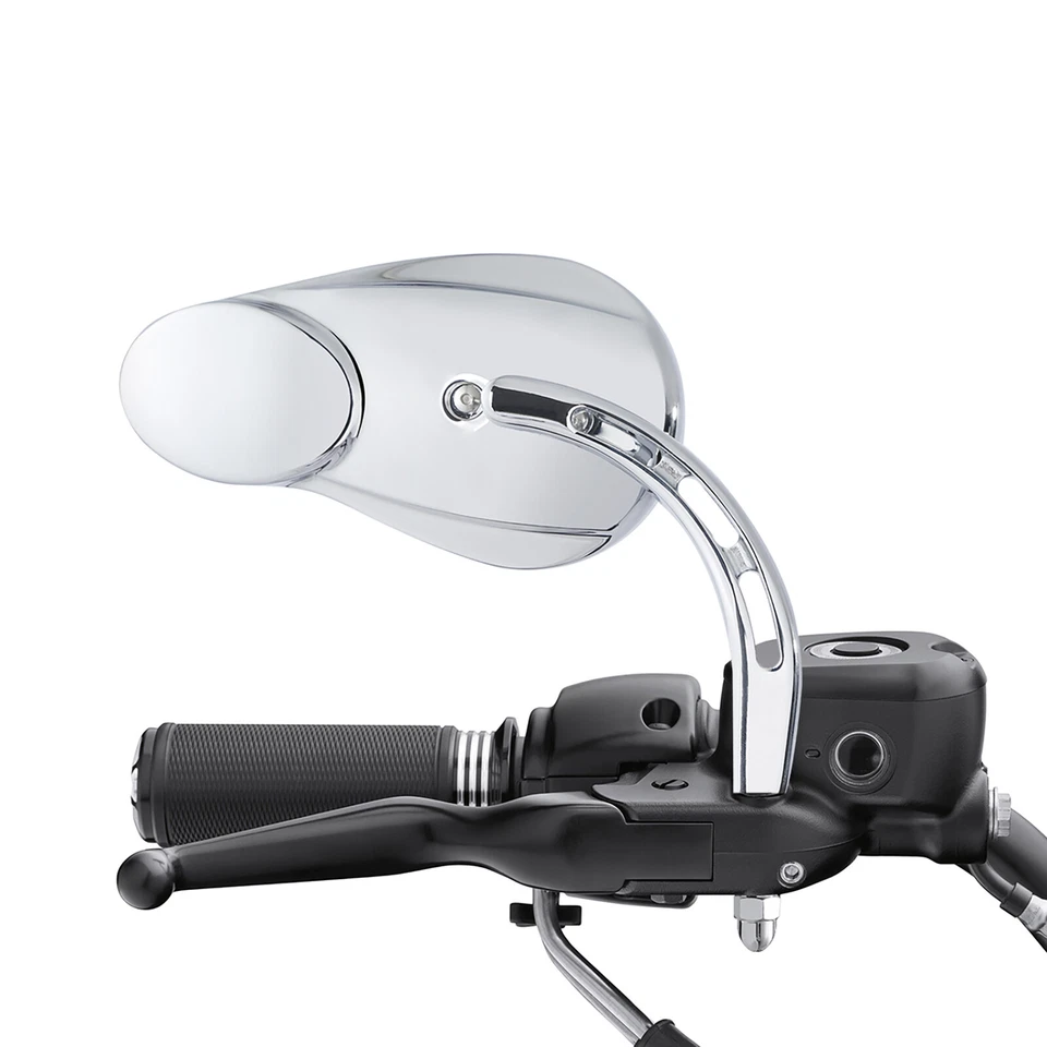 Espejos retrovisores de visión divididos de 8 mm aptos para Harley Touring Electra Street Road Glide King Foto 4 de 4