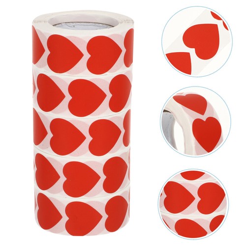 5 Rolls Liebe Aufkleber Valentinstagdekoration Dekorative Für Den - Afbeelding 6 van 12