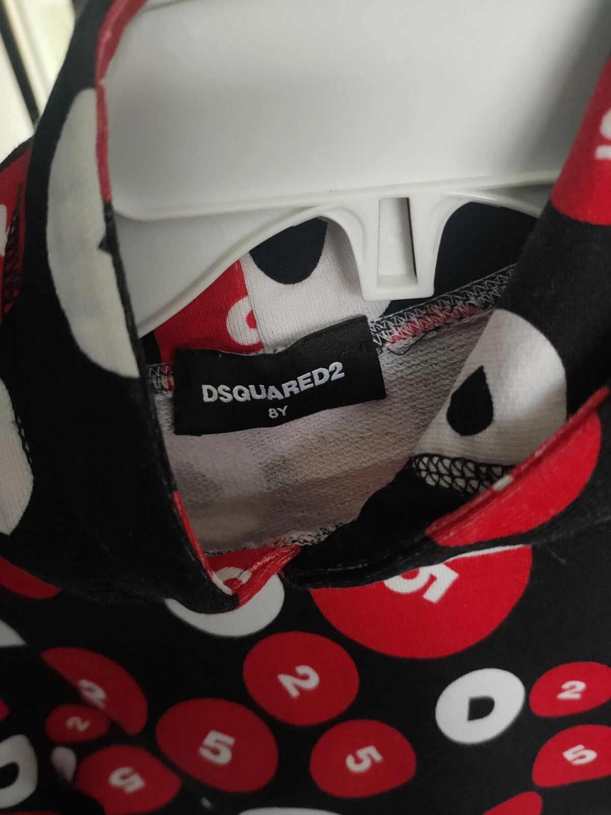 DSQUARED2 Felpa con cappuccio 100% originale ragazzo D Squared 2 taglia 8