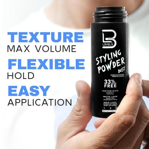 L3VEL3 Styling Powder Dust /Texturizing/Matte Look/Hold - Styling Powder 30g - Picture 6 of 10
