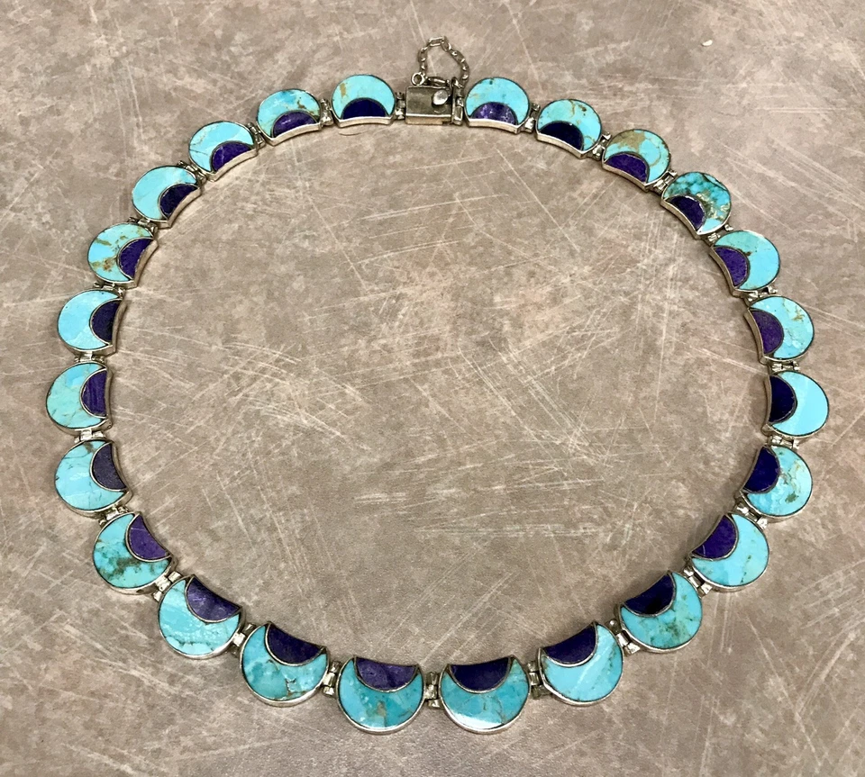 Ошейник ошейник Antoinette Cleoni серебристый и бирюзовый (синий и фиолетовый) - Изображение 2 из 4