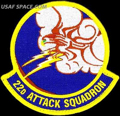 USAF 22 ATTACK SQUADRON - MQ-1 Predator - MQ-9 Reaper - Creech AFB, NV - PATCH 