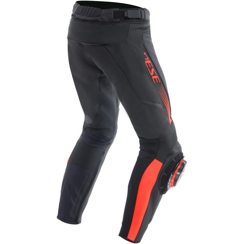 Men's Motorcycle Pants - Dainese Super Speed - Sport Racing Leather Pants - Picture 6 of 7