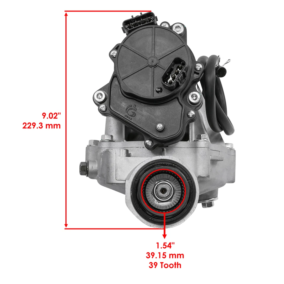 Estuche completo de engranajes diferenciales delanteros para Yamaha Grizzly 660 YFM660F 4X4 2003-08 Foto 3 de 4