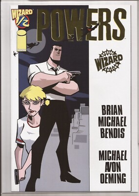 POWERS #1/2 - GOLD FOIL MAIL-AWAY VARIANT W/WIZARD COA