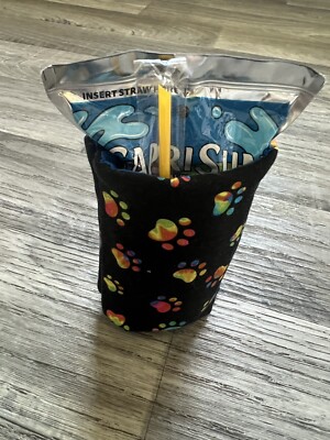 Capri Sun Coolers Dog Paws  Koozies  Insulator Sleeves Kids Gift
