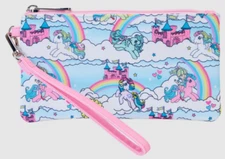 My Little Pony Sky Scene All Over Print Nylon Zipper Pouch Wristlet Loungefly