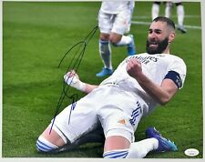 Karim Benzema Signed Autograph 11x14 Photo Real Madrid France Soccer JSA COA Karim Benzema Signed Autograph 11x14 Photo Real Madrid France Soccer JSA COA