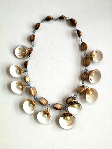 jewelry woman fashion necklace pendant sea conch shell pearl oyster luxury brand - Picture 5 of 24