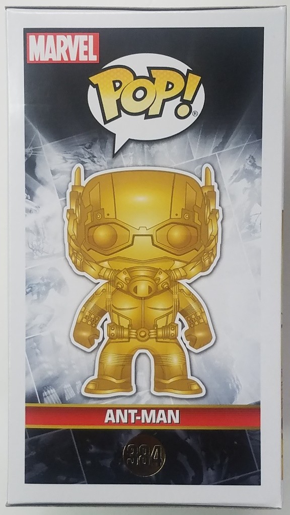 Funko POP Gold Chrome Ant-Man #384 10th Anniversary Marvel