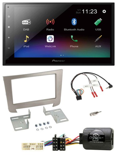 Pioneer USB Bluetooth DAB 2DIN Lenkrad Autoradio für SSangYong Rexton Telefontas - Bild 1 von 8