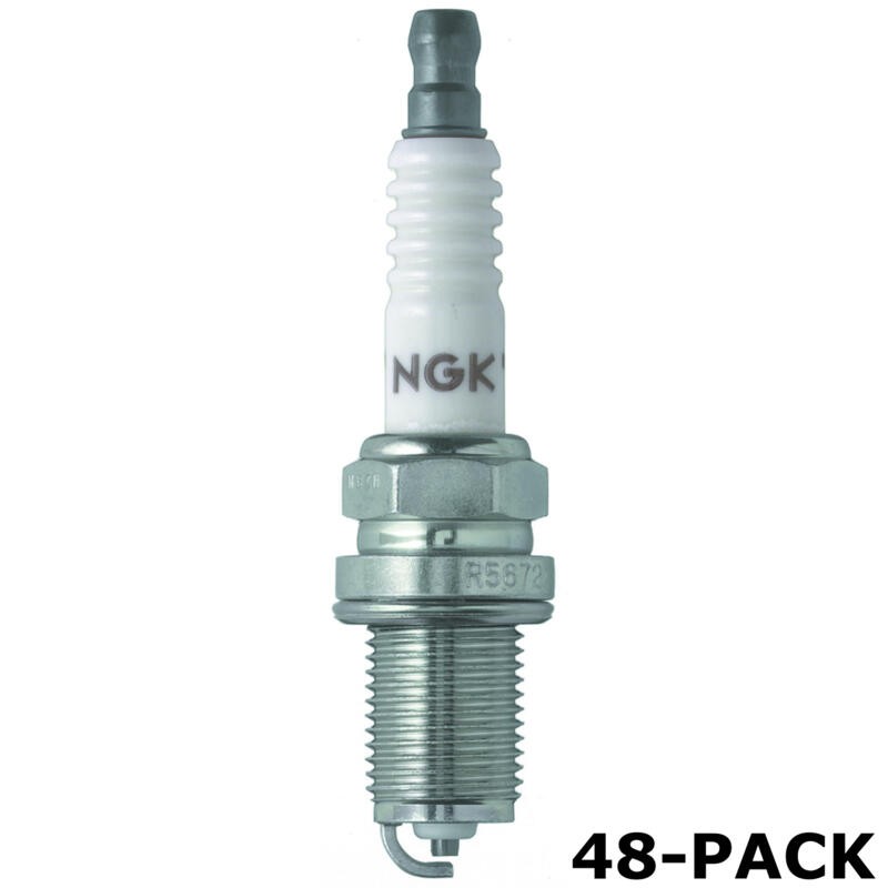 NGK Spark Plug 7405 48-PACK V-Power R5672A-9 14mm Copper/Nickel, Flat, 9