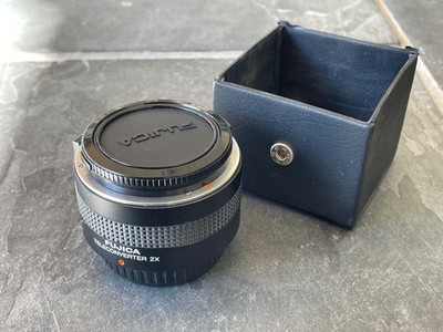 Fuji Photo Film Fujica 2X Teleconverter 49mm Camera Attachment Case Untested