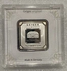 50 Gram Geiger .999 Silver Square Bar Sealed In Assay Made in Germany With COA
