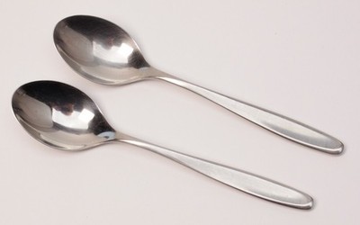 WMF Besteck  HAMBURG  2 Kaffeelöffel-Teelöffel 13,7 cm Cromargan Dreieckstempel