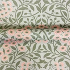 Damask Wallpaper Botanical Flowers Green Pink World of Wallpaper AF0037