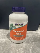 NOW Foods Magnesium Caps 400mg 180 Caps Nervous System