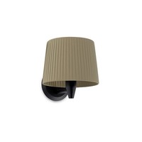 Wandleuchte Samba E27, IP20, Geklebt, Schwarz, GrüN