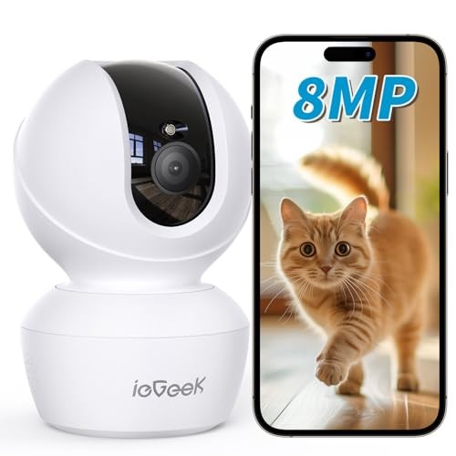 ieGeek [5G Wi-Fi Compatible, Latest 8 Megapixel] Pet Camera, iPhone Compat [NEW]-image