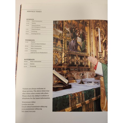 Westminster Abbey A Souvenir Guide Softcover Collectible 48 Pages Colorful - Picture 6 of 8