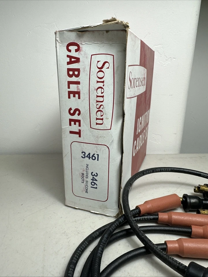 For Jeep Ford Willys 1946-1953 Spark Plug Wire Set Ignition Sorenson #3461 - Image 4 of 4