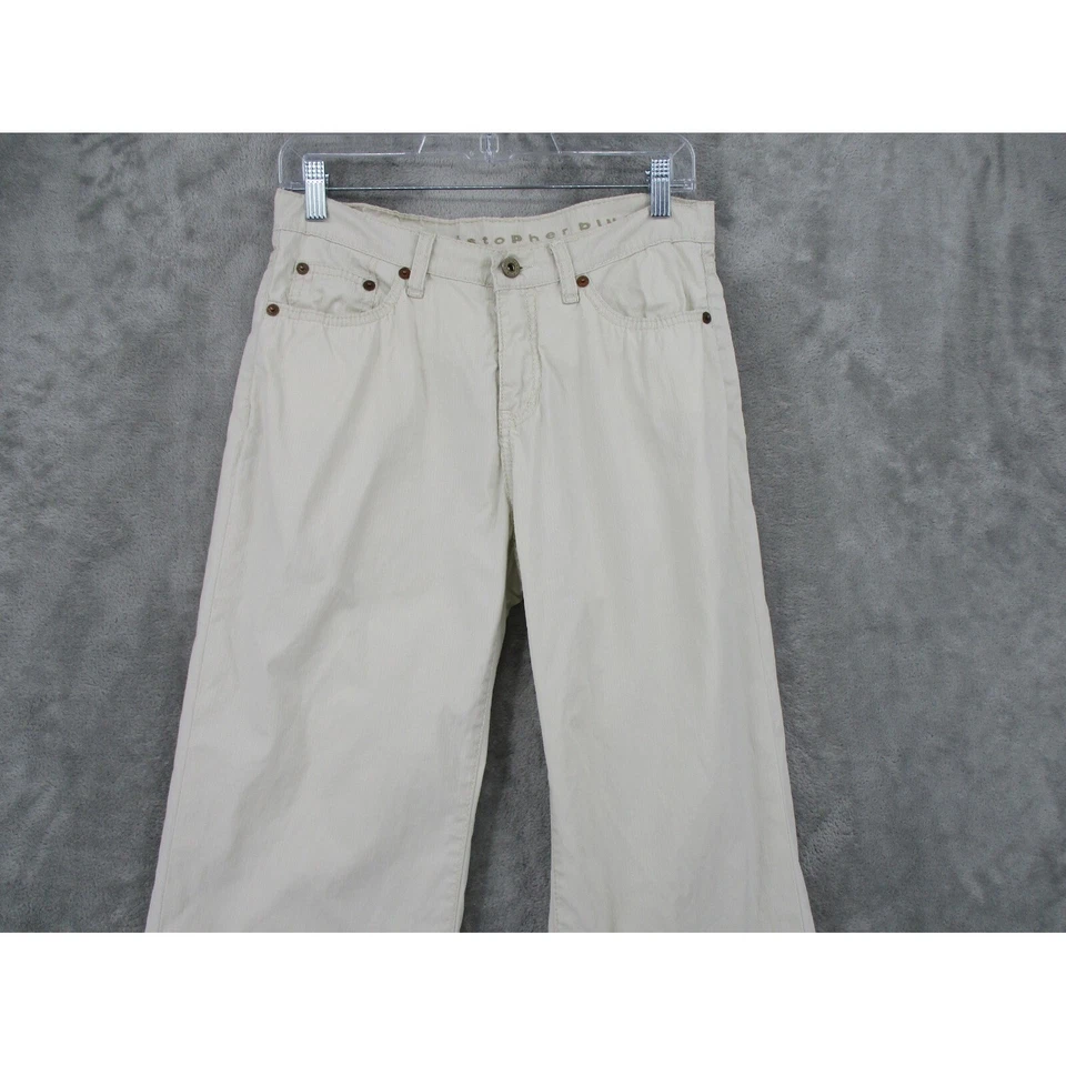 Christopher Blue Pants Womens 6 Wide Leg Casual Classic Lightweight Pockets Zip - Image 3 of 4