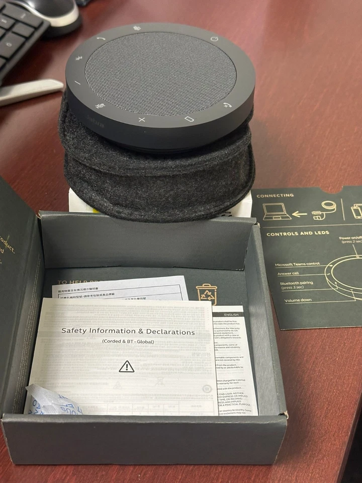 Jabra Speak2 55 MS Teams Dark Grey Portable Speaker 2755-109 - Image 4 of 4