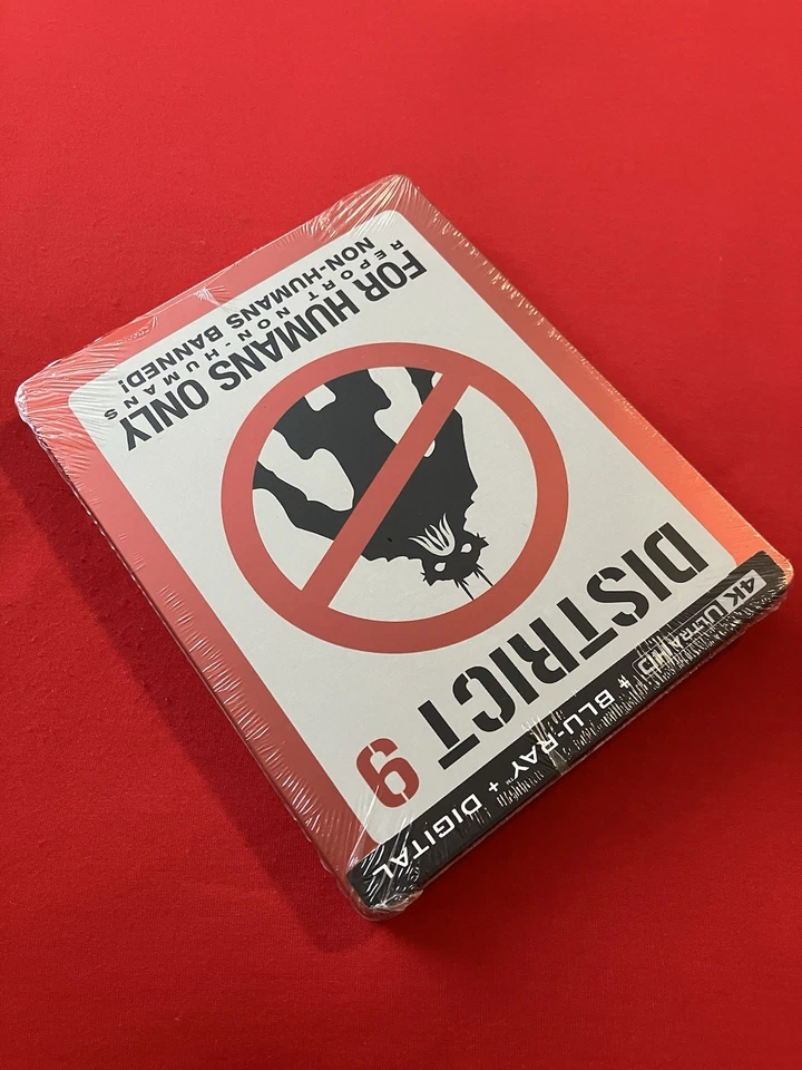 DisTricT 9: 4K+blu ray+d/c Limited sTeeLBooK “VERY MINOR SCRATCH" 🚭BRaND NeW🚭 Foto 3 de 4
