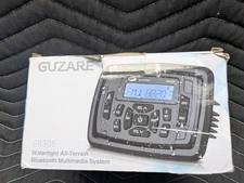 Guzare GR306 Watertight AllTerrain Bluetooth Multimedia System Marine, Golf Cart