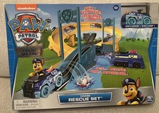 Paw Patrol CHASE RESCUE SET True Metal Track w Exclusive Vehicle New in Box