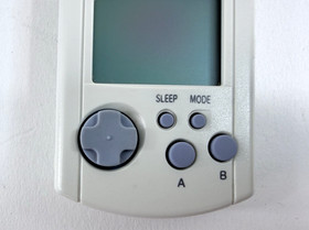Sega Dreamcast HKT-7000 White Visual Memory Unit VMU with New Batteries - Tested