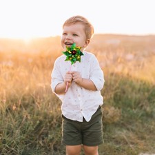  40 Pcs Jouets Pour Enfants Moulins À Vent De Jardin Décor Plein Air