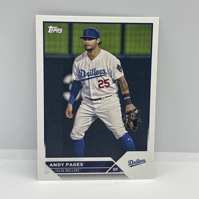 2023 Topps Pro Debut Andy Pages Base Card Tulsa Drillers (#PD-99) Dodgers