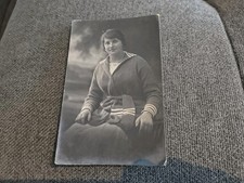 Lady Fashion Pose Kodak Australia RPPC 