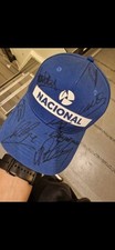 Cappellino National Ayrton Senna Autografato